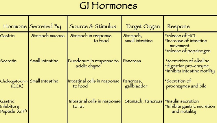 Other GI hormones